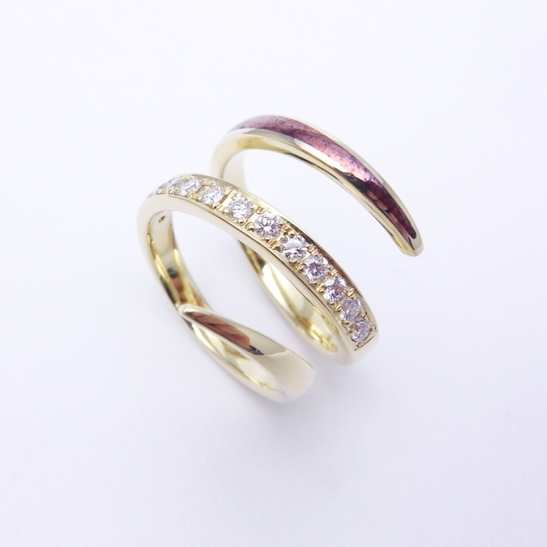 山崎裕見子 ダイヤモンド リング 0.32ct 約11号 K18YG 赤銅 新品仕上げ SAランク 512119