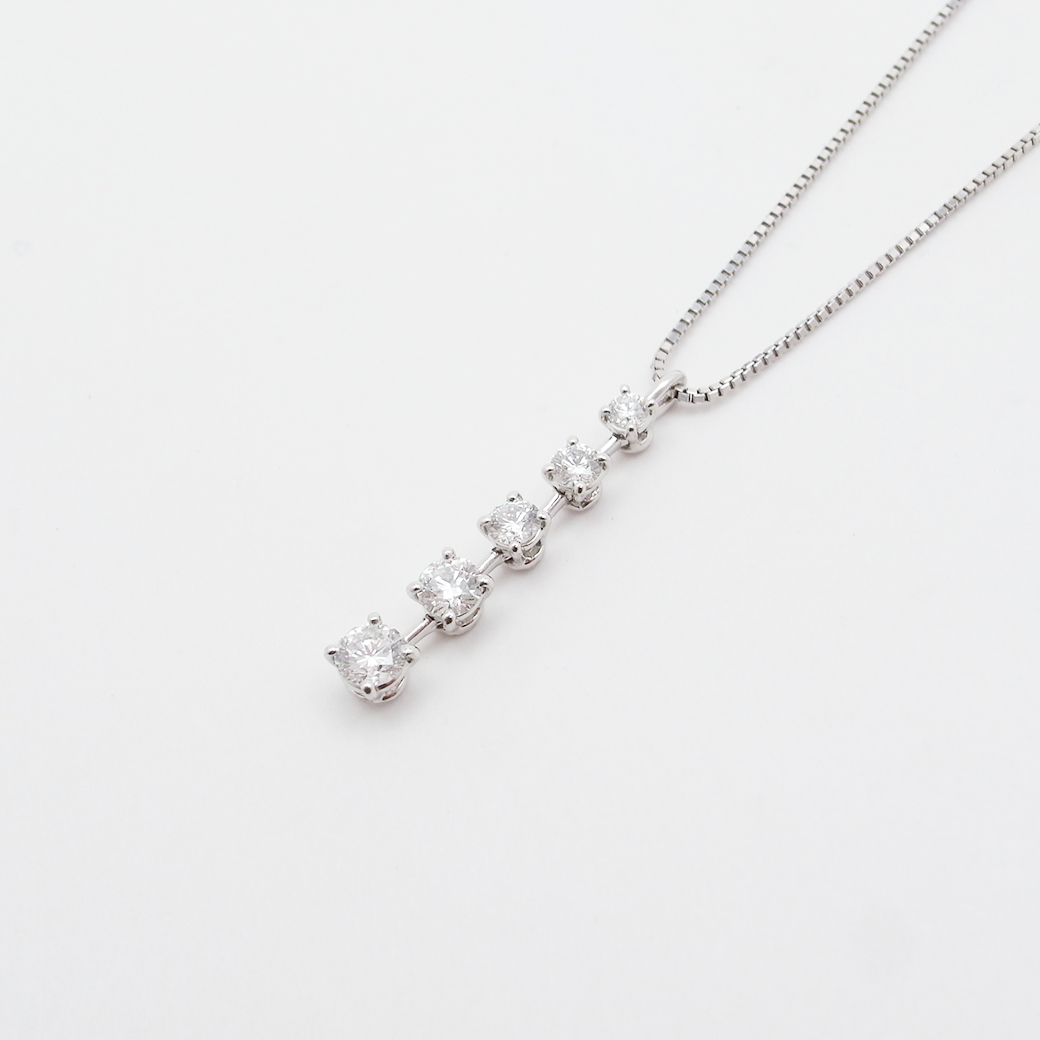 モニッケンダム ダイヤモンド ネックレス 0.61ct Pt900/850 SAランク 514190
