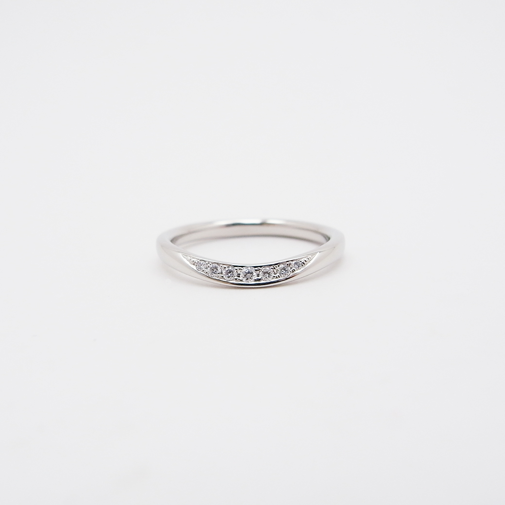 モニッケンダム ダイヤモンド リング 0.05ct 10号 Pt950 新品仕上げ Sランク 514460