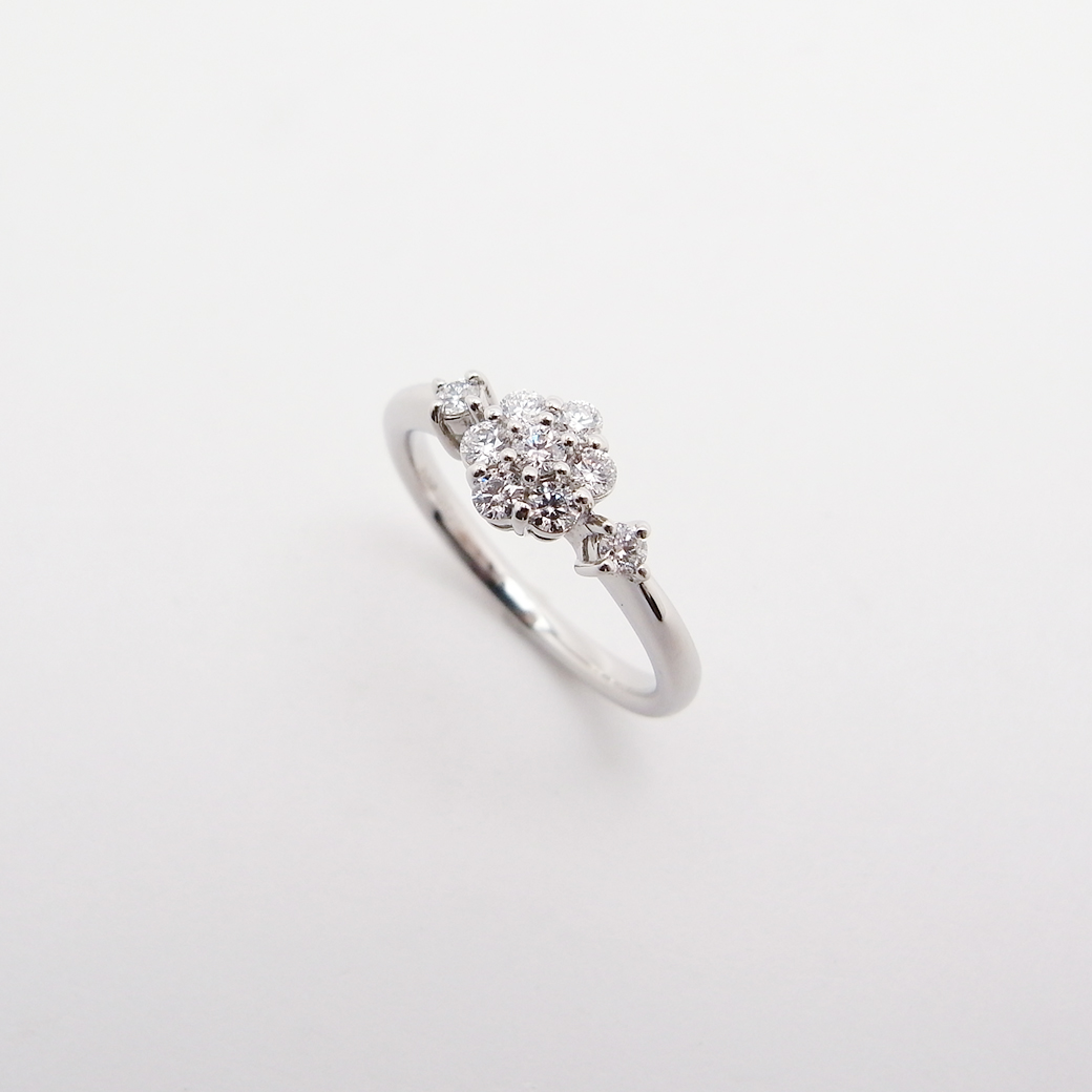 ダイヤモンド リング 0.232ct 7号 Pt950 SAランク 515460